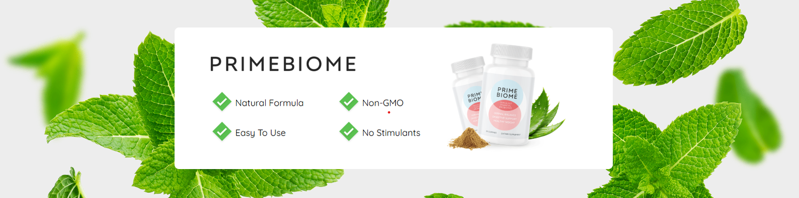 PrimeBiome quality standards